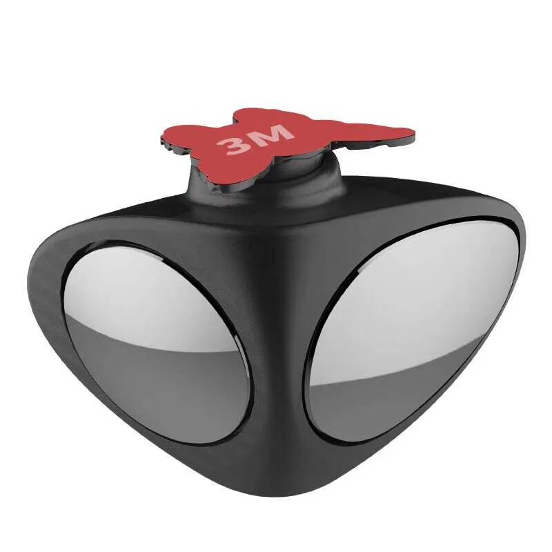 Yesplease Car Rear View Mirror Convex Wide Angle Mirror front wheel Car mirror Rotatable Adjustable Blind