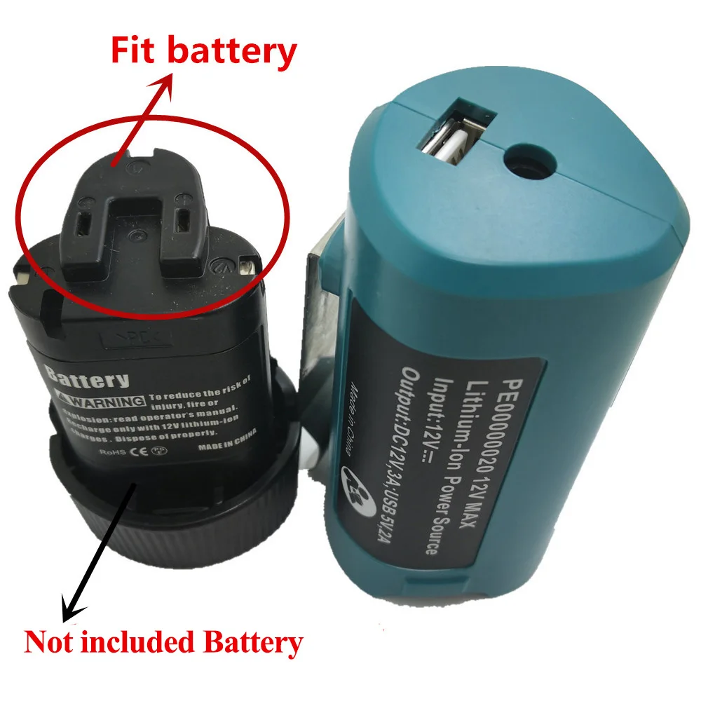 USB адаптер для зарядки Makita PE00000020 12 В литий ионный беспроводной источник