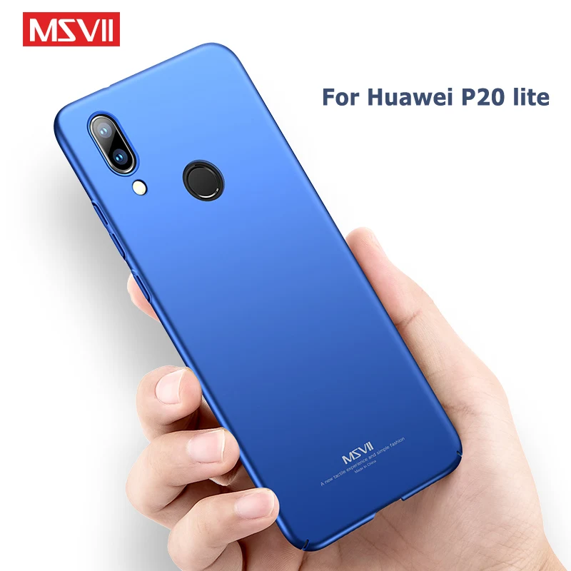 Msvii чехлы для huawei P20 Lite чехол для huawei p20 Pro Coque P 20 Plus ультра тонкий жесткий чехол для huawei Nova 3E чехол s