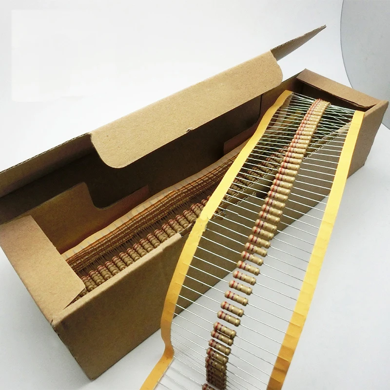 300Pcs 1/4W 5% 10 Ohm ~1M Resistors Assorted Kit Set 30 Kinds Each Value Carbon Film Pack BOX