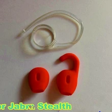 Горячая Распродажа, 2 шт., красные силиконовые вкладыши, вкладыши, наушники с крючком для стелса, беспроводная Bluetooth гарнитура, наушники, наушники