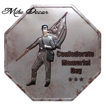 

[ Mike Decor ] Army Metal Painting Vintage Irregular sign Wall Bar room decor YB-834