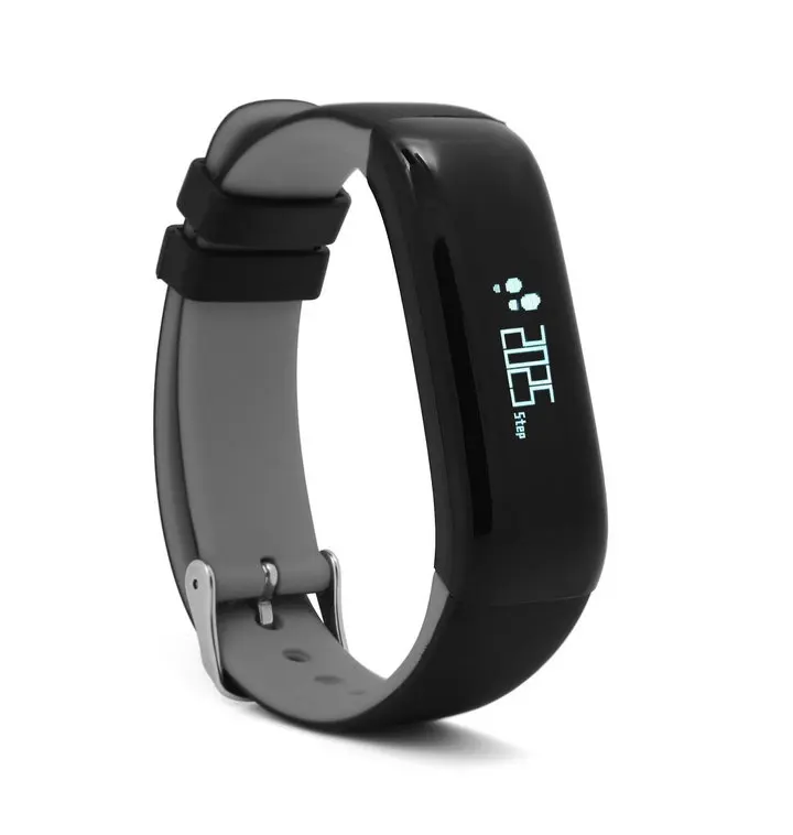 Дизайн 0,8" OLED Bluetooth умные часы с определением группы крови, измеряет Давление монитор сердечного ритма IP67 смарт-браслет Wearable devices(носимое устройство - Цвет: Серый