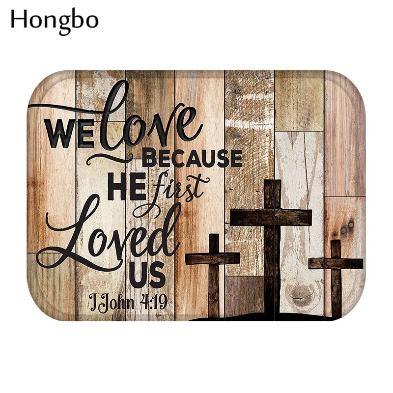 Hongbo, ретро коврик для двери с буквенным принтом, Противоскользящие коврики для двери, входной двери, коврики для улицы, входной, закрытый, добро пожаловать, для дома, забавные