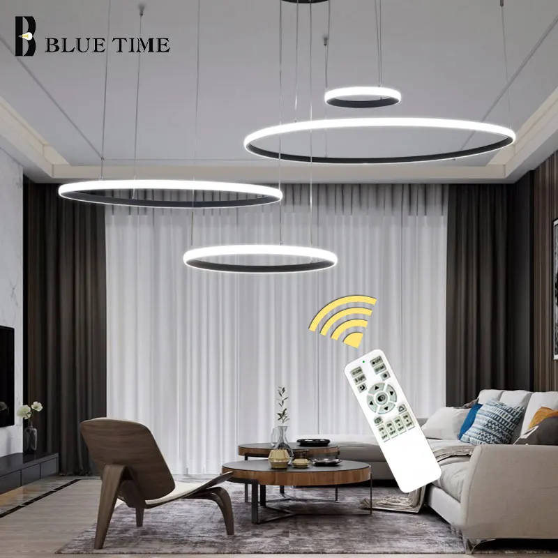  Modern LED Chandelier For Kitchen Living room Bedroom Dining room Led Lustres Rings Ceiling Chandel - 32966067834