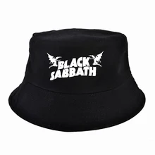Модная мужская и женская панама черная шляпа sabbath рок группа Панамы летние уличные рыбацкие кепки k поп кепки Харадзюку