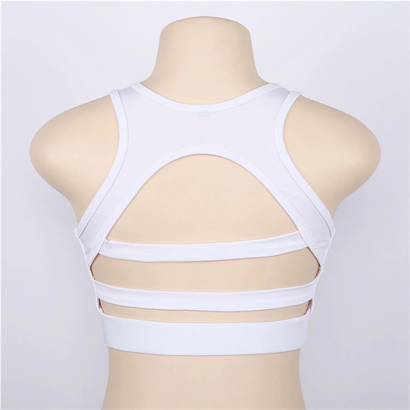 Professional women sports bras exercise GYM lady running fitness quick-drying underwear training Seamless vest #FS#4JU19 (12)