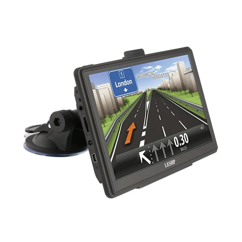 

LESHP 7" TFT LCD High-sensitivity Receiver Module FM Transmission Free Lifetime Map 8GB GPS Electronic Satellite Navigation