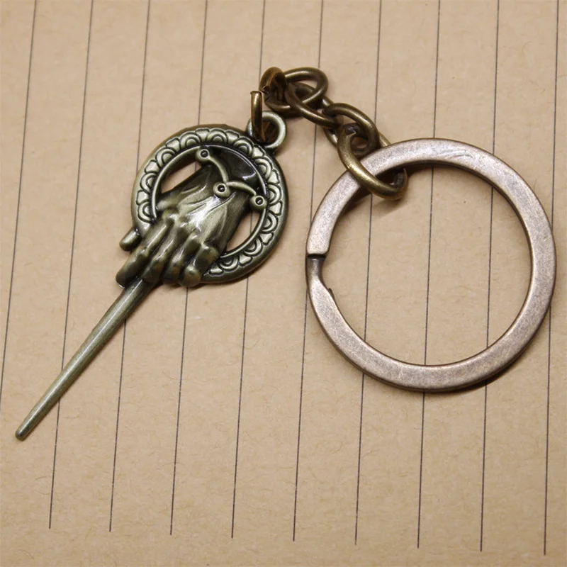 

Hand of the King Keychain King's hand Key Ring Key Chain Pins Game of Thrones Accessories A Song of Ice and Fire Fashion Jewelry