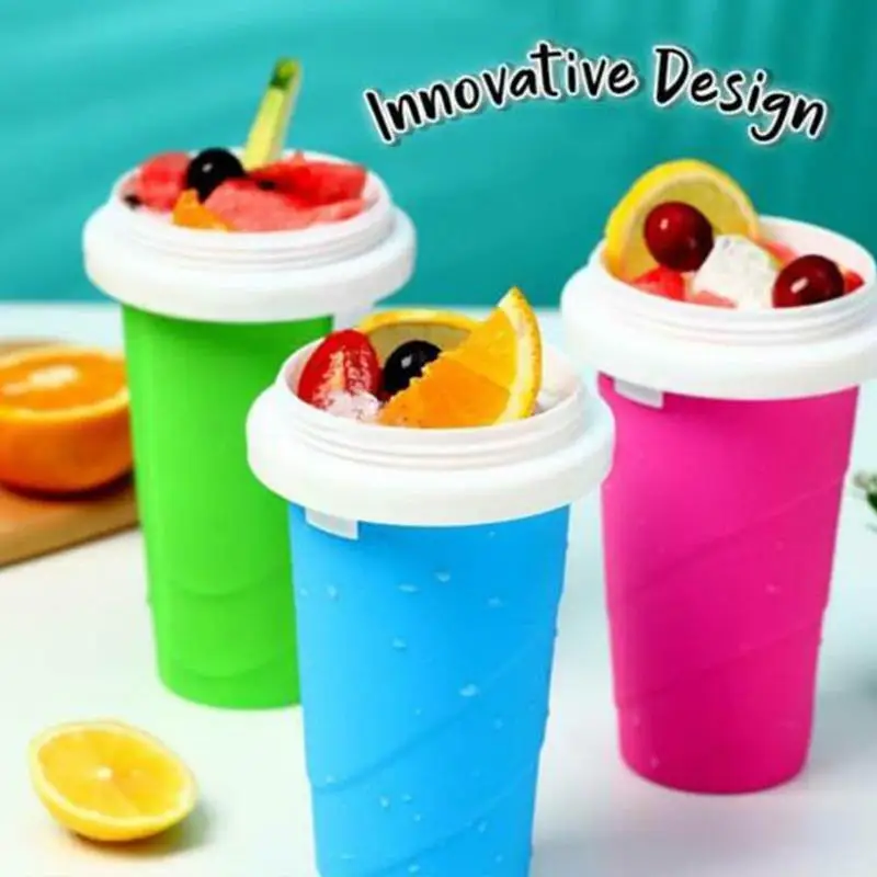 

Ice Cream Maker Cup DIY Homemade Ice Cream Smoothie Cup Children Summer Juice Ice Cup Fast Cooling Creative Water Bottle