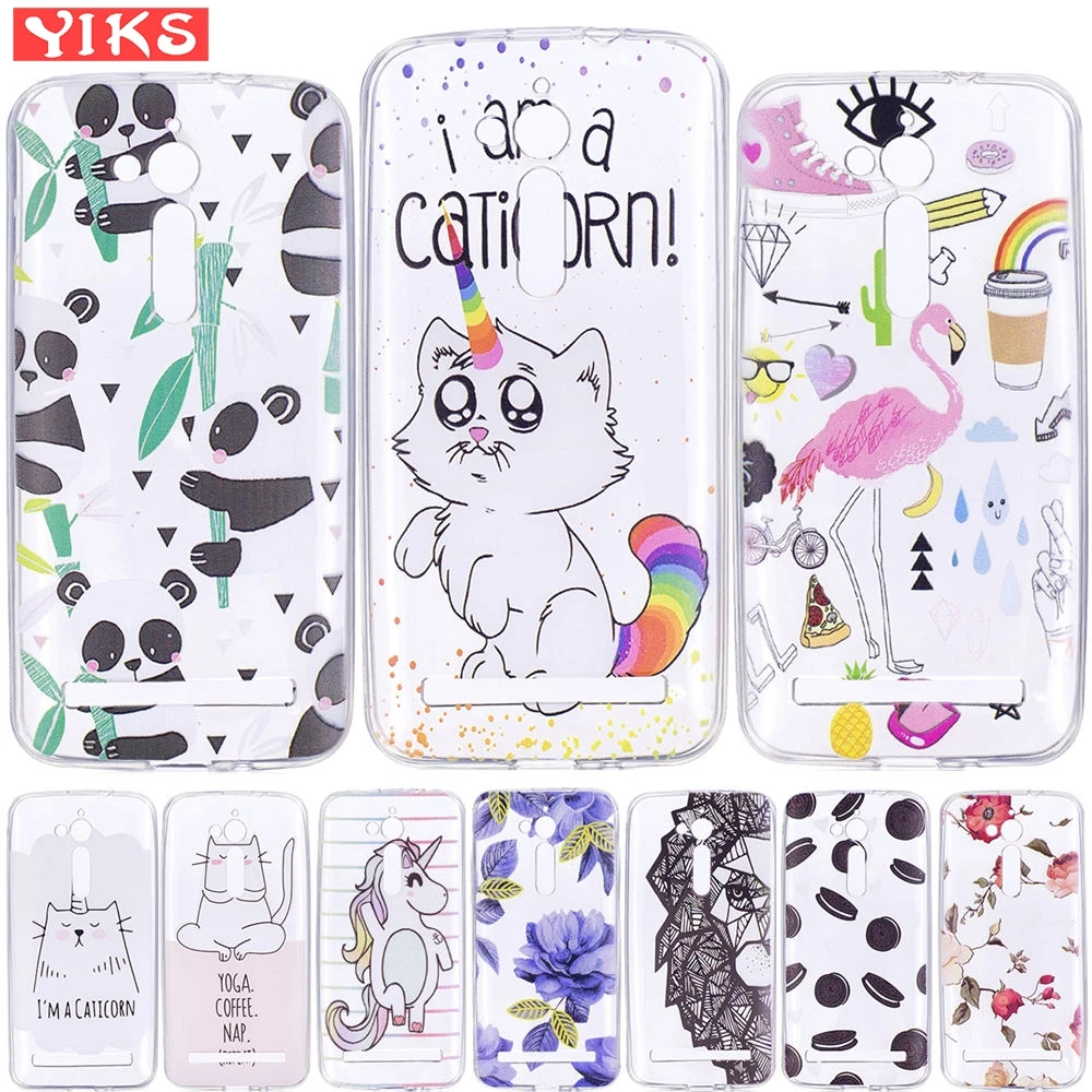

For Asus Zenfone Go ZB500KL Case Soft TPU Cute Cartoon Back Phone Cover for Coque Asus ZB500KL Silicone Cases fundas