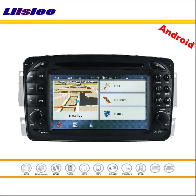 Cheap Liislee Car Android Multimedia For Mercedes Benz Viano / Vito 2004~2011 Stereo Radio CD DVD Player GPS Nav Map Navigation System 3