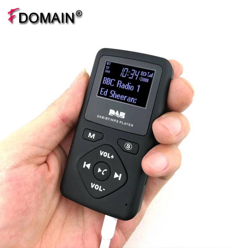 

FDOMAIN Portable Car Stereo DAB+ Digital Radio with Bluetooth MP3 Player AUX audio output