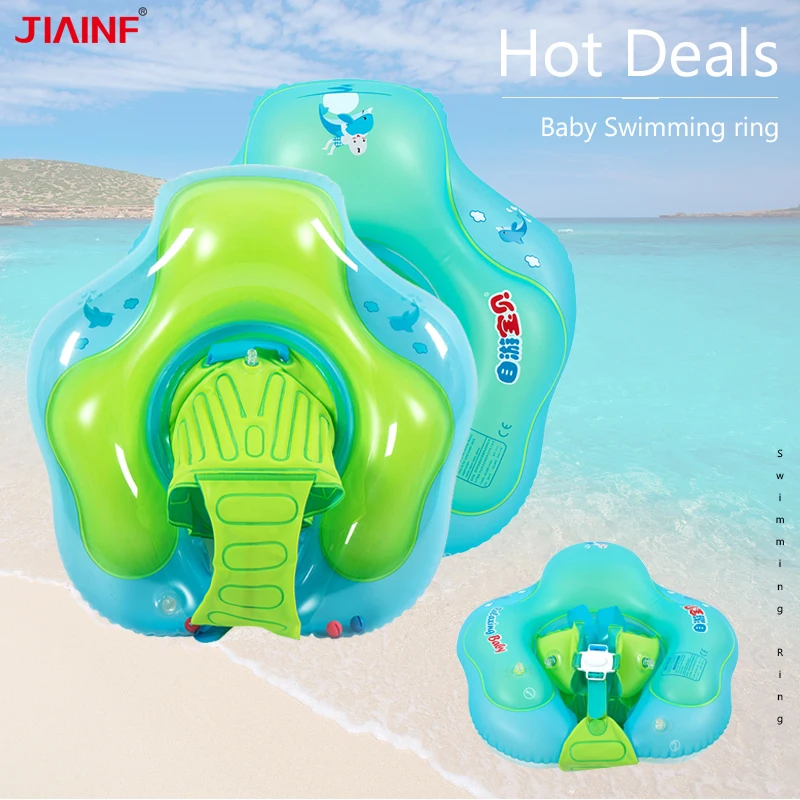 Best  2019 New baby swimming ring Inflatable buoy Circle Infant Floating Kids tube Pool float Bathing toy