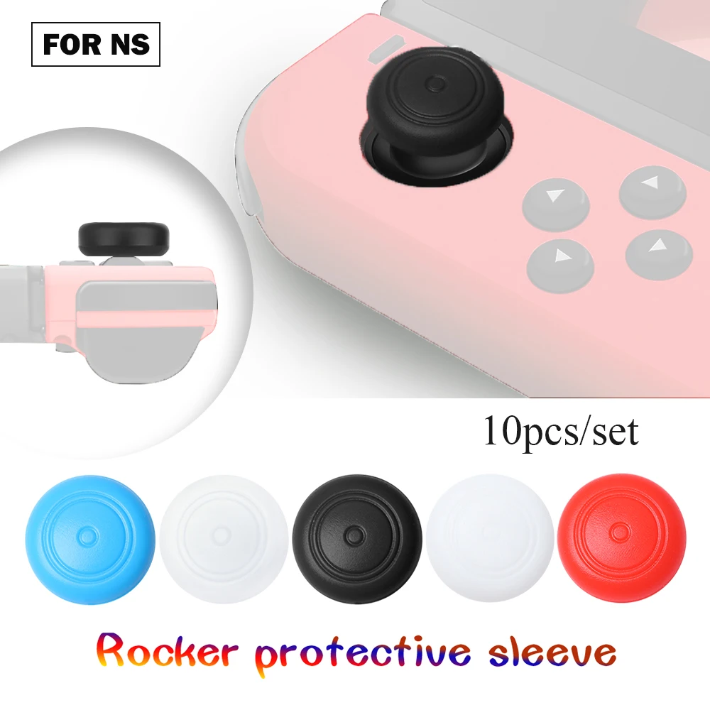 

10PCS Silicone Gel Thumb Stick Grip Caps Gamepad Analog Joystick Cover Case For Nintend Switch NS Controller Joy-Con ThumbStick
