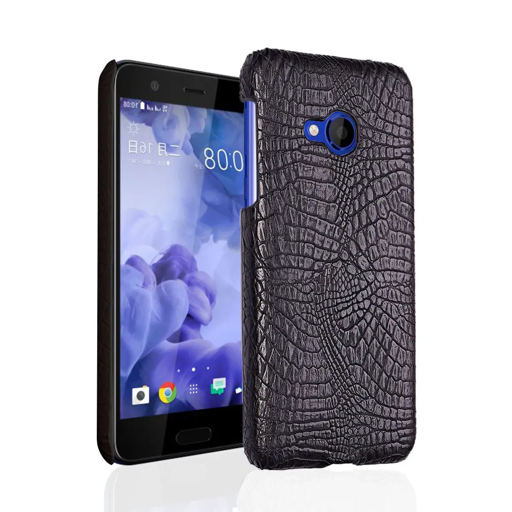 

crocodile skin hard back cover Protective Shell Case for HTC U Play phone cases for HTC U Play case Brand New 2017 Hot