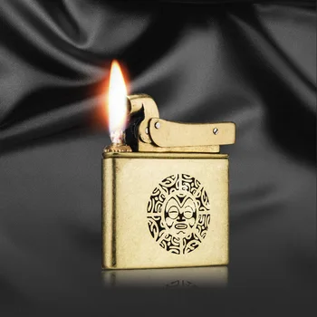 

Chinese Classics Gas Cigarette Lighter Cigarettes Kerosene Flint Petrol Vintage Gasoline Lighter Oil Petrol Refillable