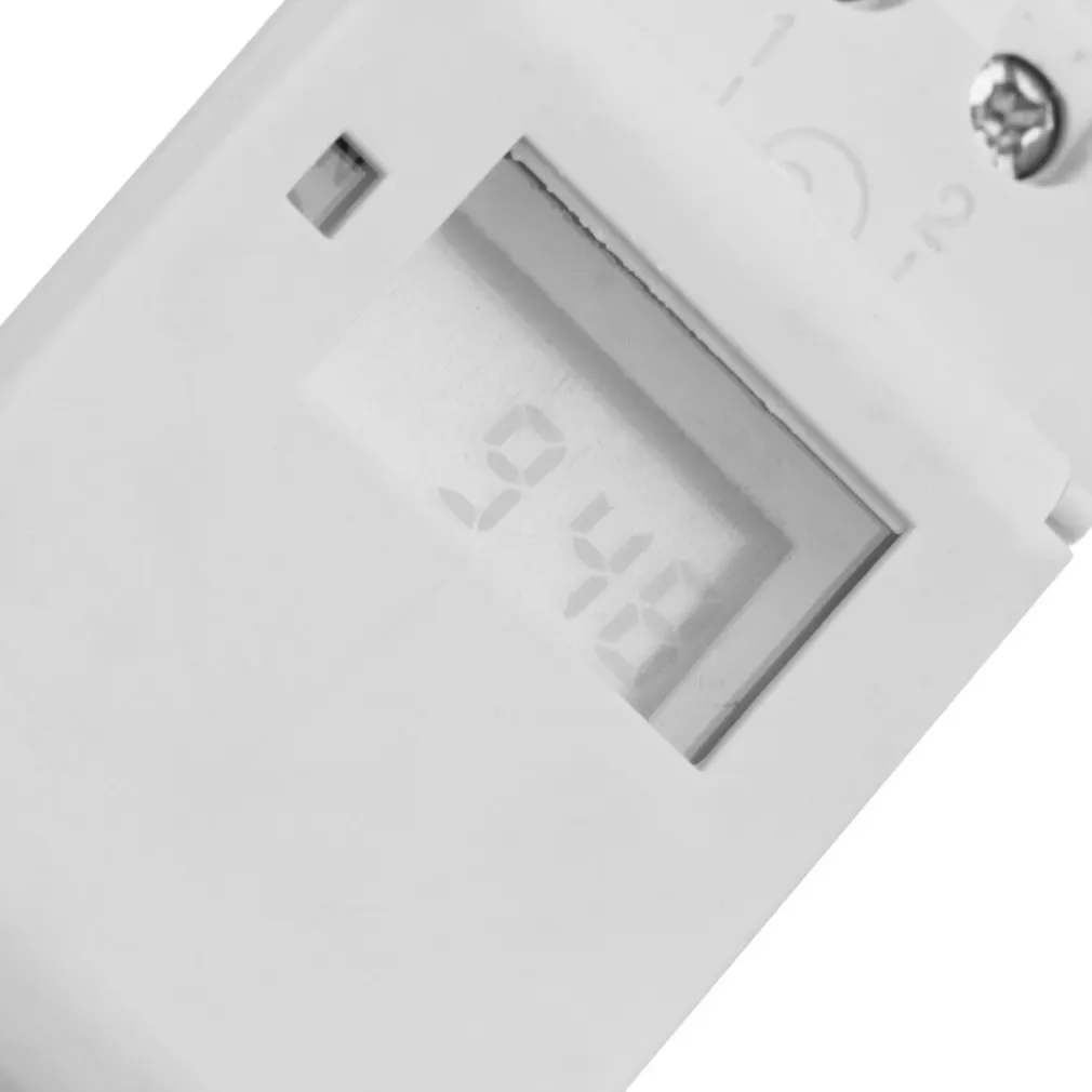 Белый панельный цифровой ЖК Программируемый электронное реле времени THC 15A 220 V YP15 A