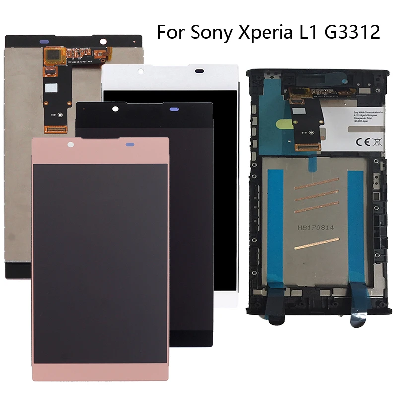 

100% tested for Sony Xperia L1 G3312 5.5 LCD Digital Converter Component For SONY Xperia L1 Display Replacement Kit + Tools