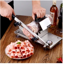 Слайсер ягненка прокатки машина замороженное мясо инструмент для резки из нержавеющей стали фрукты овощи чип посуда стейк нож для резки