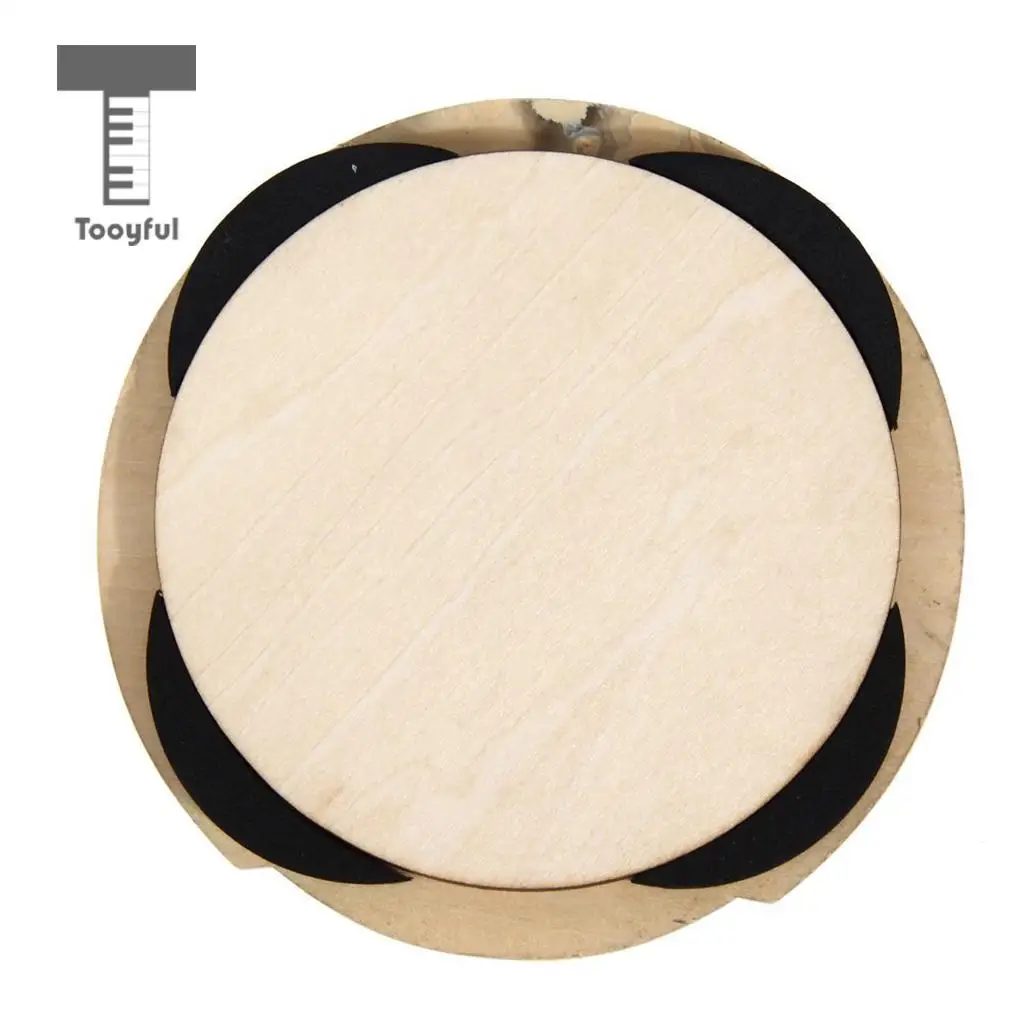 Tooyful Wood Acoustic Guitar Soundhole Cover Feedback Buster for 40'' 41'' Guitar Parts Accessories