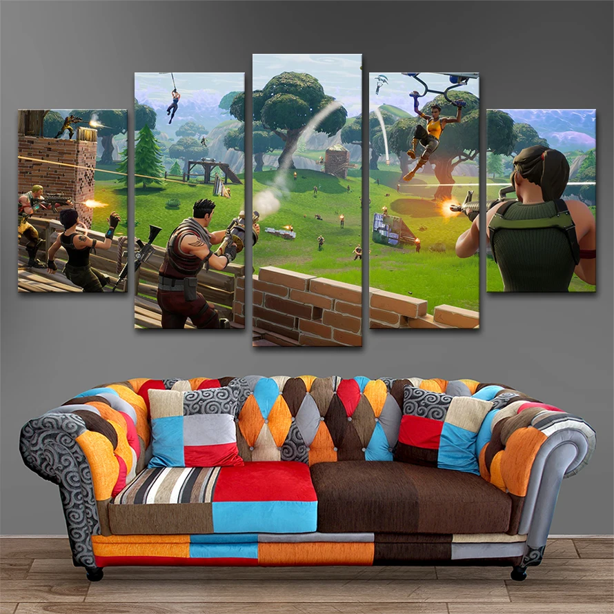 Wall Art Canvas Paintings Frame Home Decor 5 Pieces 