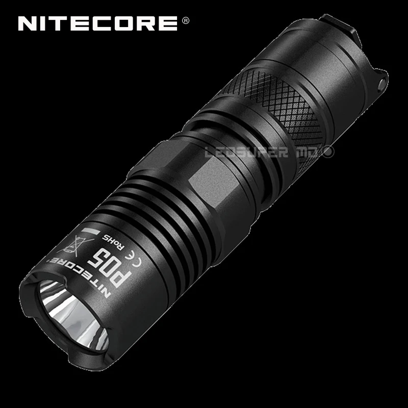 

Factory Price Nitecore P05 CREE XM-L2 U2 LED 460 Lumens Strobe Ready Indispensable Tool Portable Flashlight for Self Defense