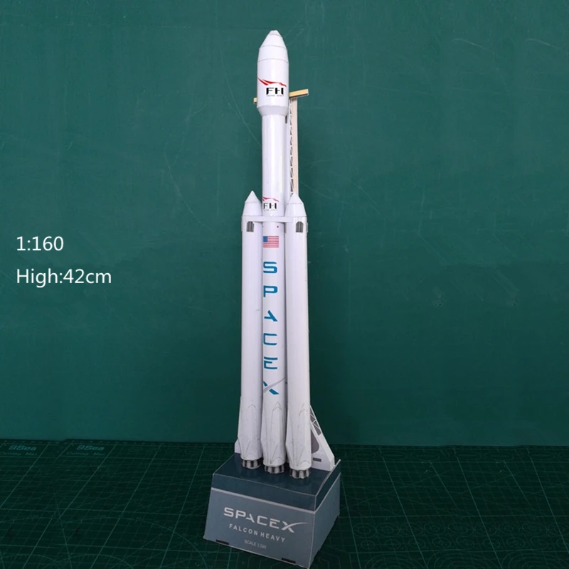 45 см H2 Rocket 3D бумажная модель DIY ручной опыт научно техническое пространство