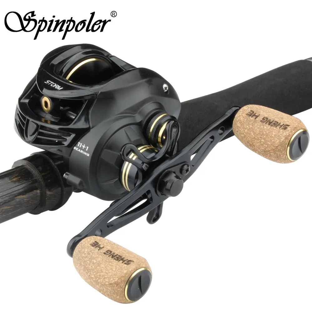 

8kg Drag Power 11+1 Bearings Fully Magnetic Brake System Bait Casting Fishing Baitcasting Reel Right Left Cork Handle