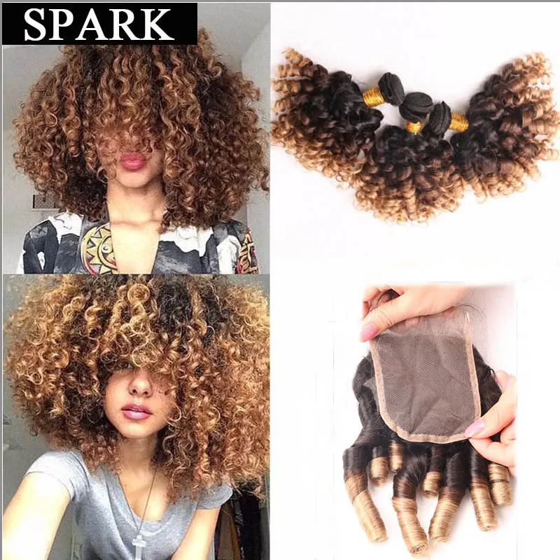 2016 Aliexpress 7A Brazilian Jerry Curly Virgin Hair With ...