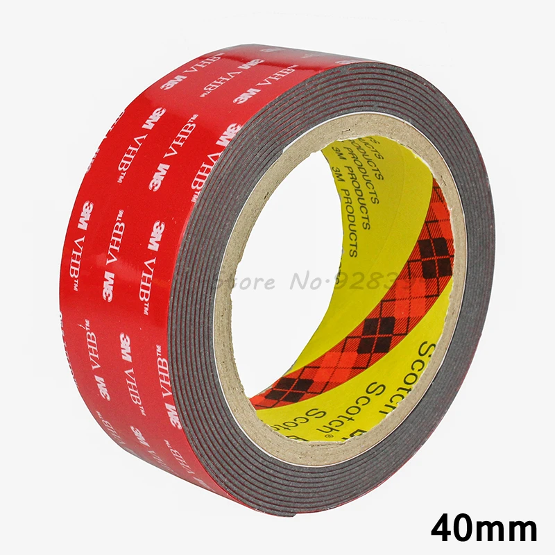 3M VHB 5952 Black Heavy Duty Mounting Tape Double Sided Adhesive