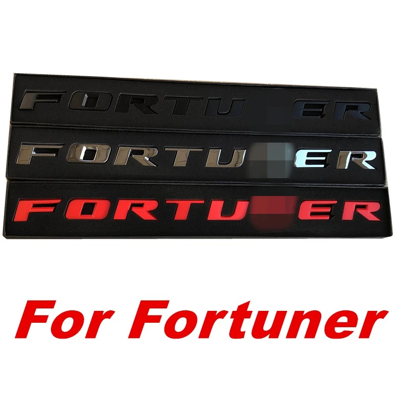 Автомобильные аксессуары для Fortuner 3D наклейки буквы эмблема капота хромированный