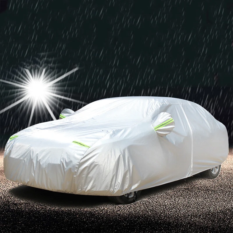 

Various sizes Waterproof Car Cover Auto Sedan Hatchback Sun Rain Frost Snow Dust Protection Anti UV Cover Car Accessories