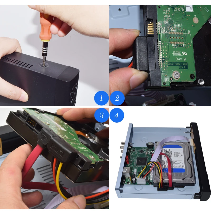 3 5 дюйма 5400 об/мин/7200 об/мин sata3 1 ТБ 2 4 HDD для CCTV KIT DVR NVR видеозапись Бесплатная
