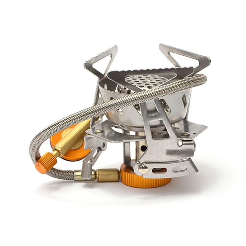 Outdoor Gas Stove Camping Gas Burner Folding Electronic Stove Hiking