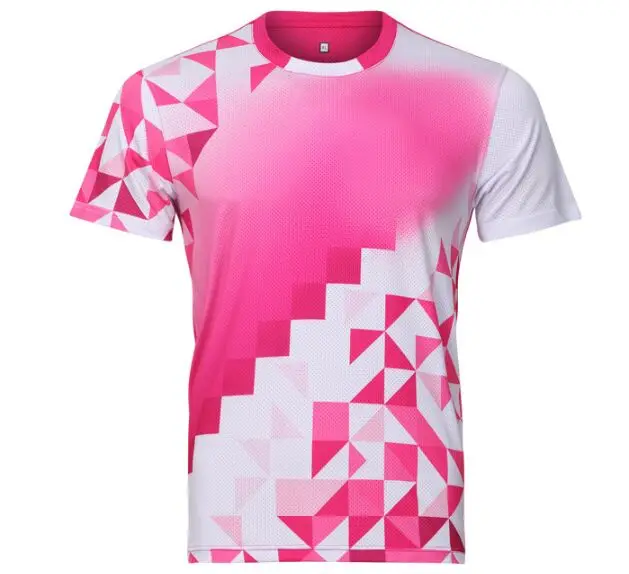 Бадминтон рубашка унисекс для игры в Настольный теннис, футболка плюс Размеры дышащая женская/мужская футболка Бадминтон/пинг-понг футболка спортивные рубашки