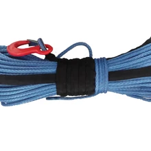 14 мм 30 м 12 нитей UHMWPE Экстремальный внедорожный трос лебедки с крюком