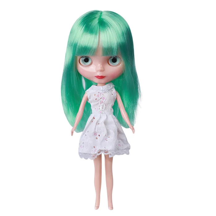 BJD модный стиль мини blyth Кукла Цвет волос средняя прическа телесная кукла