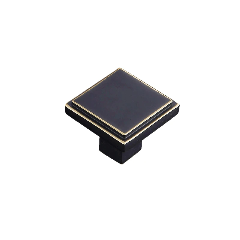 

Luxury Drawer Handle Cabinet Hardware Antique Cabinet Pulls Kitchen Bath Retro Brass Pulls Square Knobs Retro Room Door 34 40mm