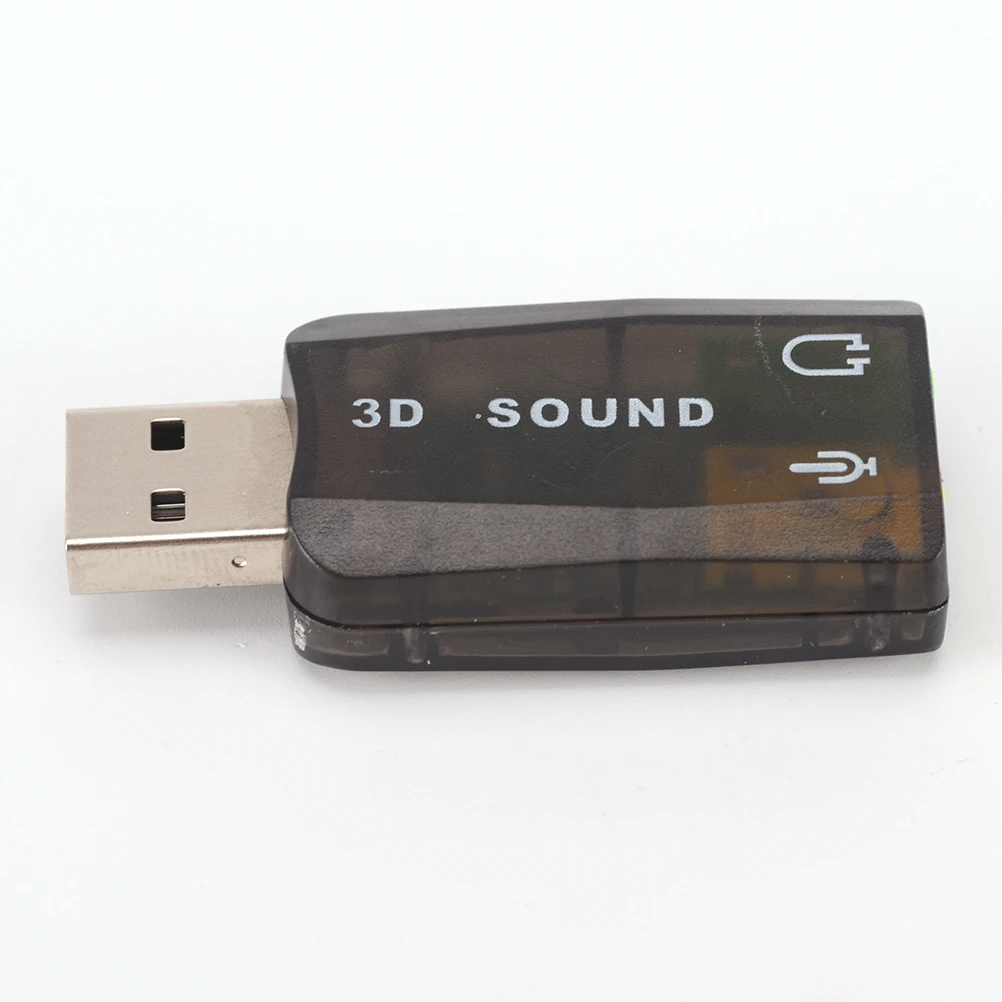 USB 3D Звуковая карта аудио 5 1 внешняя звуковая Звуковой адаптер мини динамик