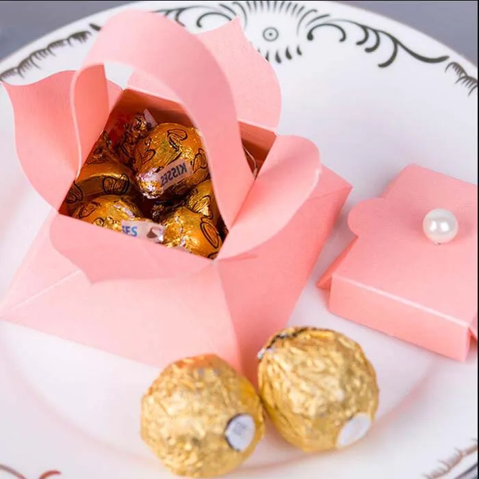 100 шт./50 шт. маленький цветок корзина коробка конфет Baby Shower подарок на день
