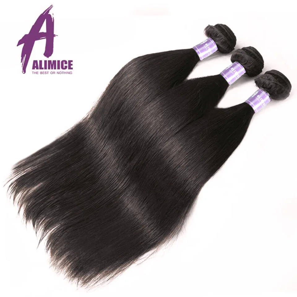 Peruvian Straight Hair Weave Bundle, Human Hair Extension, Double Weft Hair Bundle, Non Remy