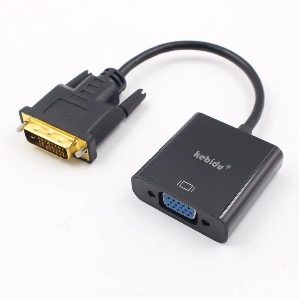 Кабель адаптер Kebidu DVI VGA 1080P для ПК настольного компьютера ноутбука|dvi to|dvi to vgadvi vga