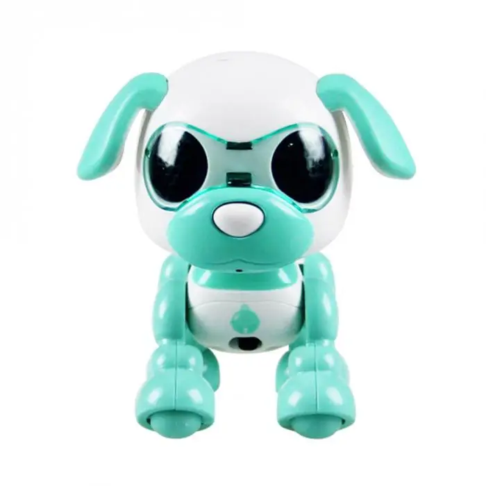 Интерактивные роботы щенка со светодио дный ными глазами мини-звукозапись умные роботы для собак рождественский подарок 998