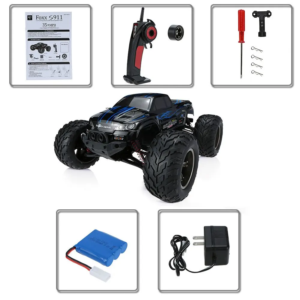 EBOYU 9115/S911 RC автомобиль 1:12 весы 2 4 ГГц 2WD сверхзвуковой проводник Дистанционное