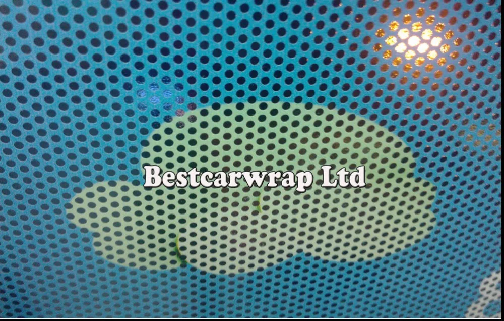 printable one way vision window car  wrap film perforated sticker (3)