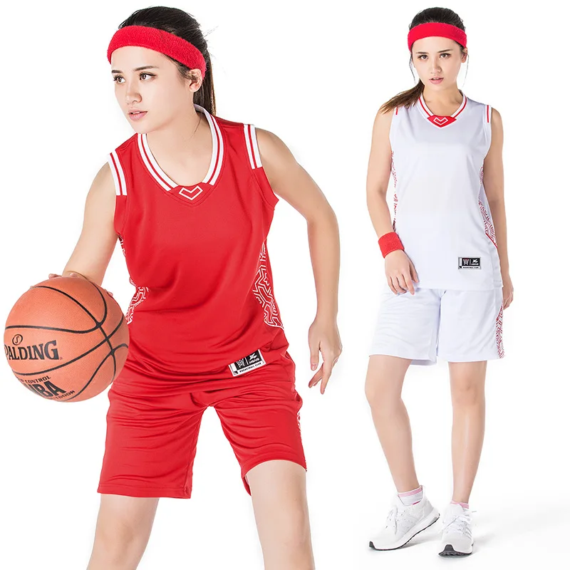 2018 Basketball Jersey & Shorts 2PCS Suit Women Team