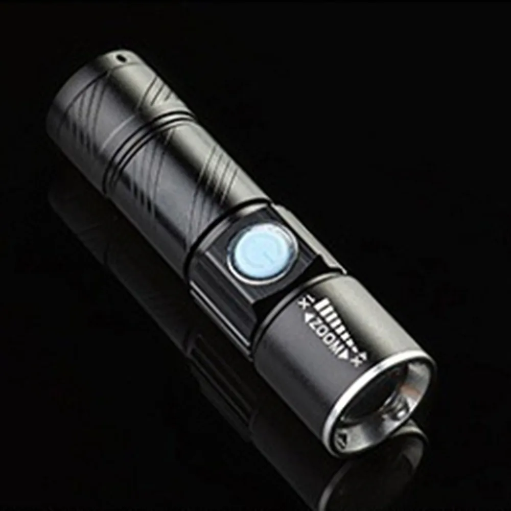 

Mini USB Rechargeable Pocket Flashlight Bicycle Front Light Headlamp Super Bright Portable Light for Riding Camping Hiking