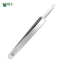 Черная Головка Пинцет для наращивания ресниц Ниппер противокислотные стальные иглы Пинцет для удаления акне лицо Уход изогнутый прямой инструмент для ногтей