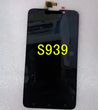 For Lenovo S939 LCD Display+Touch Screen Panel Digitizer Accessories For S939 6.0 inch Smartphone Free shipping+Track Number Hot